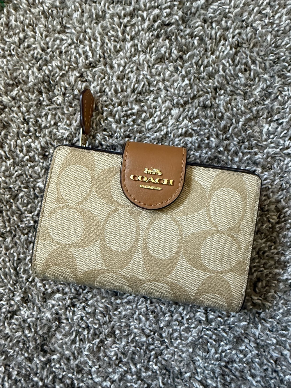 Coach Medium Corner Zip Wallet